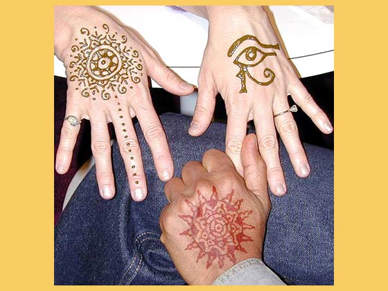 Diseños de la Henna - Manos y Brazos